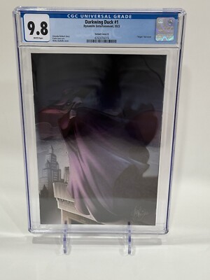 Darkwing Duck #1 CGC 9.8 1:350 Virgin Foil Variant Foil Mirka Andolfo 2023