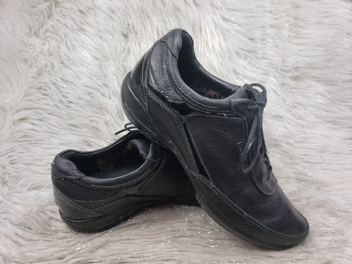 AETREX EF70W Black Leather Casual Active Shoes Size 9 B eBay