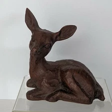 Red Mill MFG USA Handcrafted Resin Deer vintage 1988