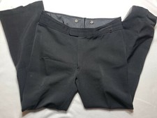 Vintage Robbe Skiwear Womens 36L Waist Long Retro Black Snow Ski Pants Snow