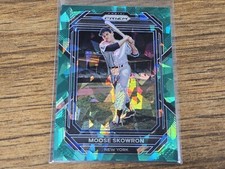 2023 Panini Prizm #226 Moose Skowron Green Cracked Ice Prizm Nmmt