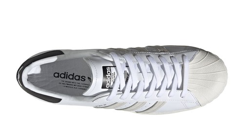 adidas Originals Superstar Leather Trainers - UK 4, 5 & 6 - White/Black (FV2808) - Picture 6 of 8