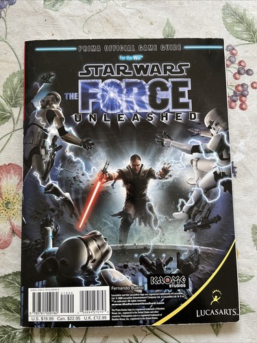 Prima Official Strategy Guide Star Wars Force Unleashed Xbox 360 PS3 - Picture 2 of 6