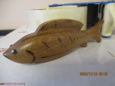 DICK DON TRUDELL ICE FISHING SPEARING DECOY CONTEMPORARY XMAS ORNAMENT 40