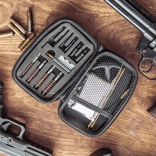 ASR Outdoor 66pc Pistol Cleaning Kit In Zippered Shell Case