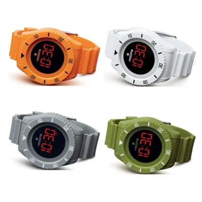 Montre Homme HOOPS UNDER WATER TOUCH 2479ME Silicone Vert Orange Jaune - Photo 1/4
