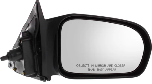 Fits 01-05 HN CIVIC COUPE MANUAL REMOTE MIRROR PAINT TO MATCH BLACK RH