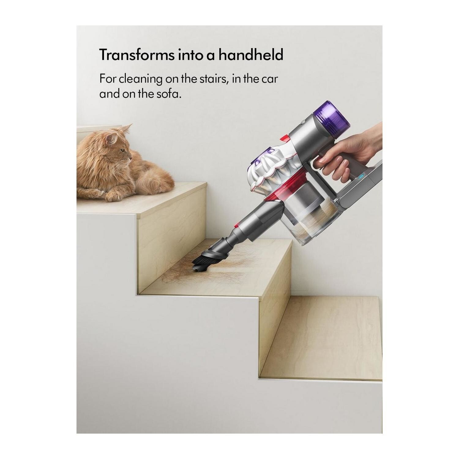 Dyson V8 Absolute Cordless Vacuum Cleaner Silver/Nickel (39448301