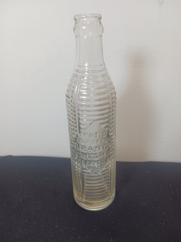 Antique 1920's Orange Crush Bottle 8 Oz