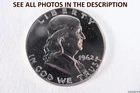 NobleSpirit (AM) Proof GEM 1962 Silver Franklin Half Dollar