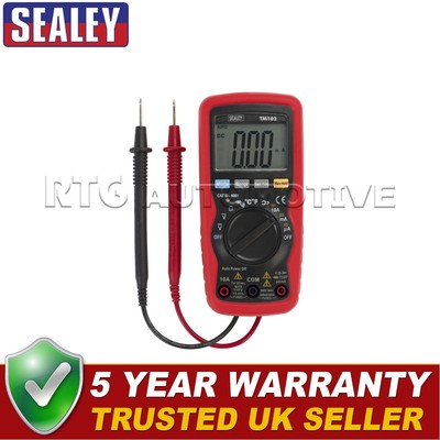 Sealey 8 Funktionen Profi Auto-Ranging Digital Multimeter TM102