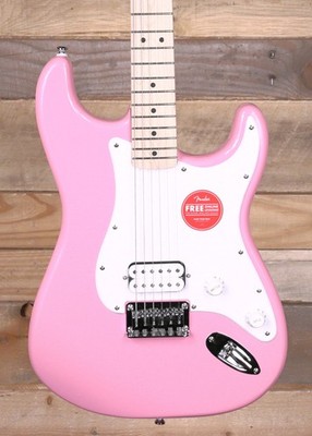 Squier Sonic Stratocaster HT H Electric Guitar Flash Pink