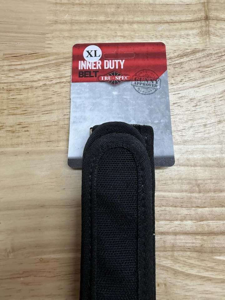 "Cinturón Tru-Spec Inner Duty negro de nailon 1 1/2"" #4111006 lavable talla XL NUEVO CON ETIQUETAS Foto 3 de 4