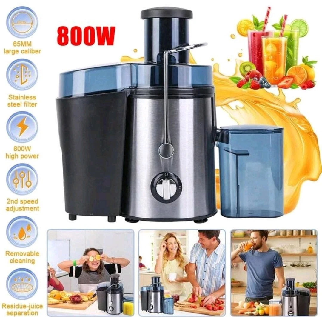 800W Electric Juicer Fruit Vegetable Blender Juice Extractor Citrus Machine C2