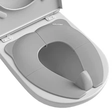 Portable Foldable Toddler Potty Seat Non Slip Travel Toilet Trainer Grey