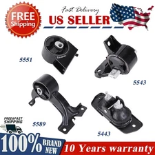 4PCS ENGINE MOTOR & TRANS MOUNT SET KIT FOR 2011-2018 DODGE JOURNEY 3.6L FWD NEW