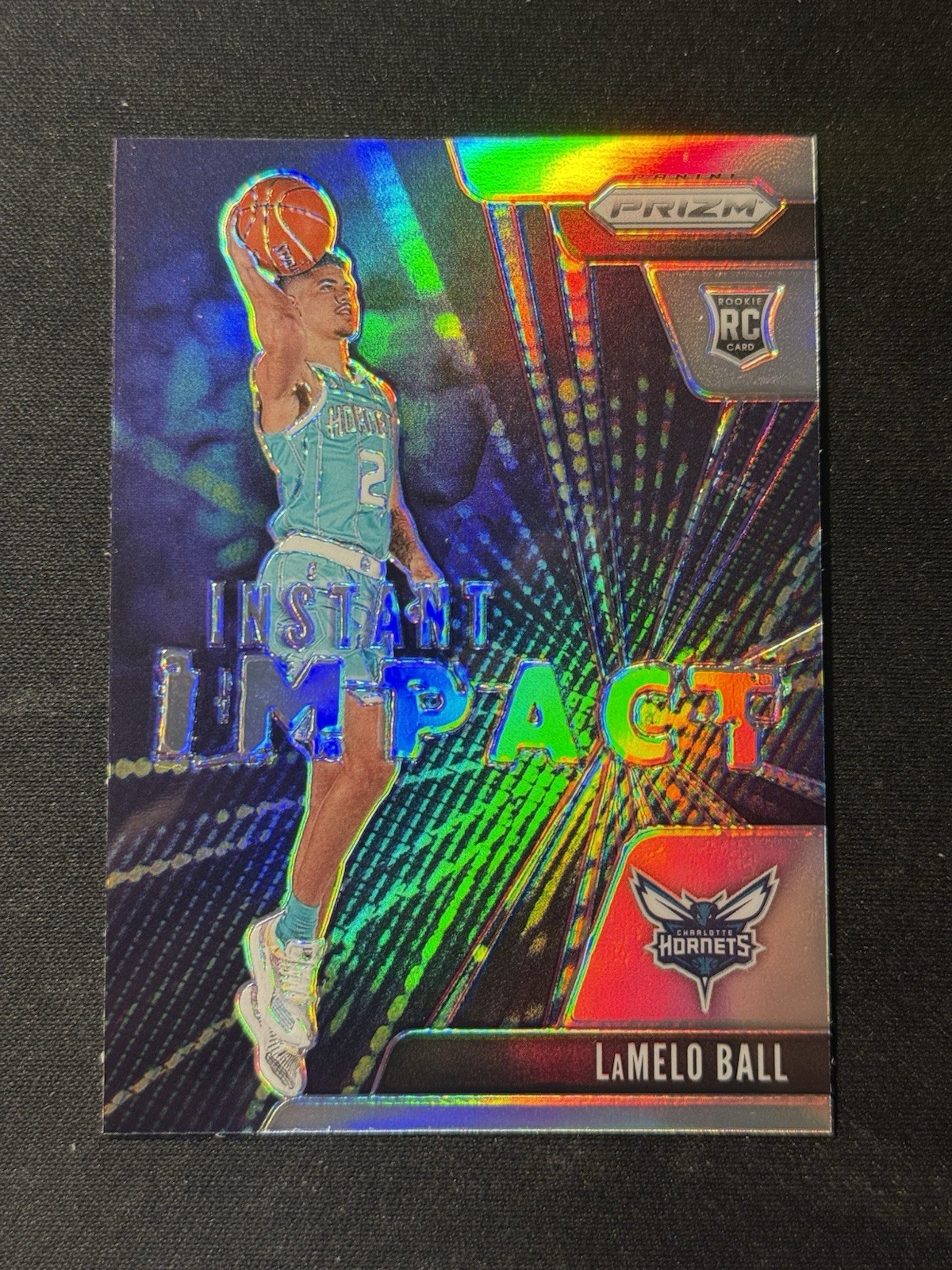 LaMelo Ball 2020-21 Panini Prizm Instant Impact RC Silver Prizm #21 Nba Holo