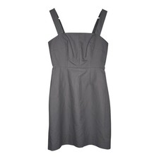 J. Crew Gray Cotton Twill Sleeveless Lined Dress NWT Women's Size 6 Style#65140