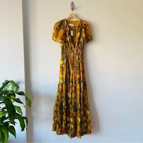 New Anthropologie The Somerset Maxi Dress: Chiffon Edition - Picture 2 of 8