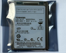 Toshiba MK8025GAL 80 GB 1,8" CE 5 MM disco rigido per laptop/IPOD/videocamera