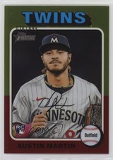 2024 Topps Heritage High Number Rookies Chrome 38/699 Austin Martin #649 y8x