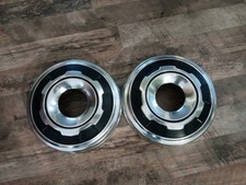 1978-84 Ford F250 34 1 Ton 4x4 Dog Dish Hubcaps Pair Oem 1978-84 Ford F250 34 1 Ton 4x4 Dog Dish Hubcaps Pair Oem