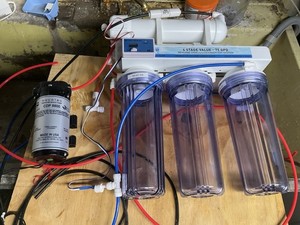 Aquarium RODI Filter w/ booster pump System 150GPD