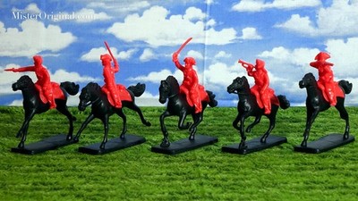 Armies in Plastic: American Revolution 1775-1783 British Cavalry 1/32 Scale 54mm