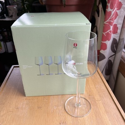 Iittala Essence Red Wine Glasses Crystal Set of 4 NIB | eBay