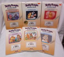 Teddy Ruxpin Adventure Series Book and Cassette Tape Group of 6 World of Wonder