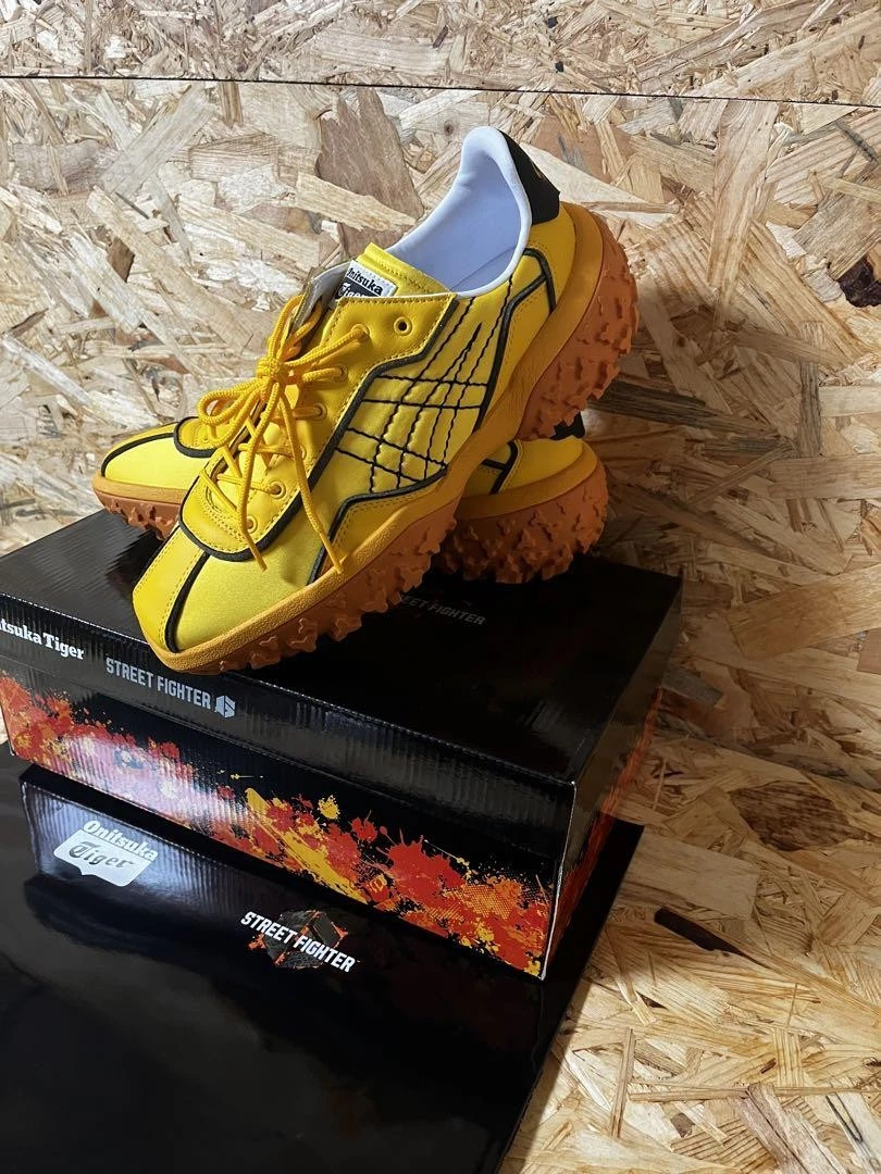 ASICS Sneakers Onitsuka Tiger Street Fighter 6 gialle uomo 9 US mai usate