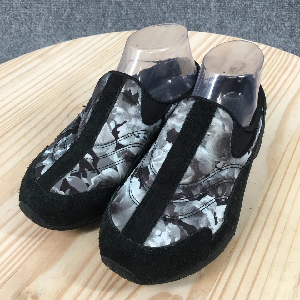 Easy Spirit Shoes Womens 6 Travel Time Mule Black Leather Closed Toe Comfort - Image 3 of 4