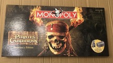 Monopoly Pirates of The Caribbean Collector's Edition Disney Game