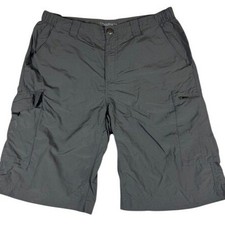 Columbia Men's 34 Outdoor Cargo Shorts Omni-Shade Hiking Utility Ripstop