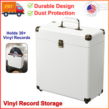 Vinyl Record Storage Record Holder Display Box Album Storage Moving Box Hold 30 