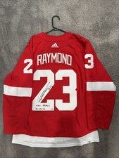 Fanatics Under Wraps Lucas Raymond Signed Jersey Detroit Red Wings