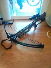 Barnett Quad 400 Crossbow w/ Scope Black Camo 150lb Draw 345 fps Ambidextrous