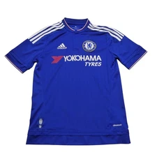 Chelsea Football Club Shirt Youth XL Blue Soccer Jersey Adidas Yokohama Tyres