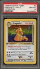 Pokemon Dragonite Fossil 1st Edition Holo Rare #4 PSA 10 Gem Mint