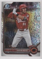 2022 Bowman Draft Chrome Sparkle Refractor Justin Boyd #BDC-13 10qe