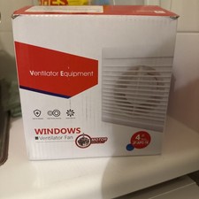 4" Extractor Fan Ventilator  (read description)
