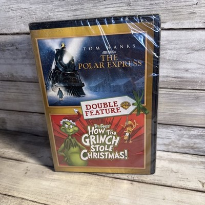 New! The Polar Express /How the Grinch Stole Christmas DVD Double Feature Sealed
