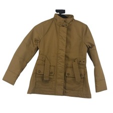 Land End Kids Coat Size 7-8y Belted NWOT
