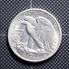1942 D Walking Liberty 90% Silver Half Dollar 50c ERROR VP-001 RPM-005 Denver — photo 2