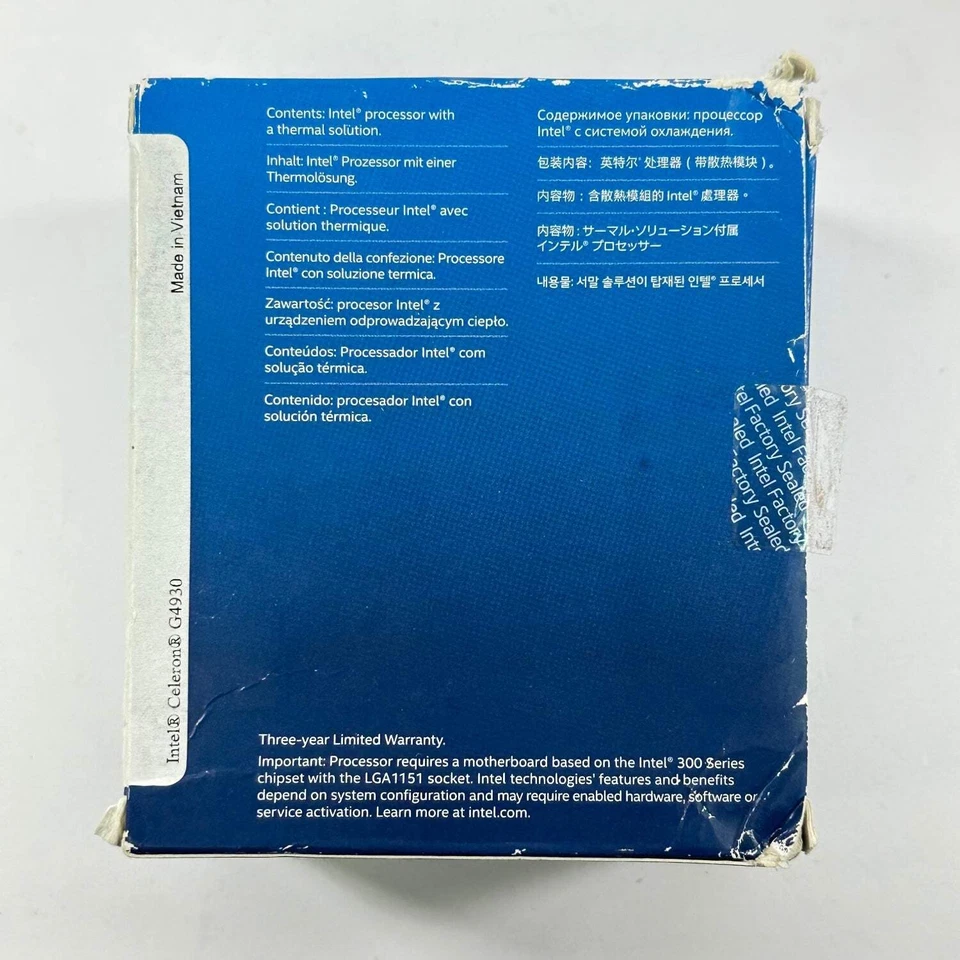 全新英特尔赛扬 G4930 3.20GHz 双核 SR3YN CPU — 第 2/4 张图片