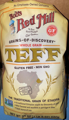 Bob's Red Mill Teff, Whole Grain, 24 oz (680 g) exp 03/2027