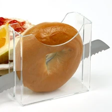 Large Bagel Holder 4.8", Clear 