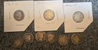 Lot Of 9 Different Barber Silver Dimes .90 FV US 90% Silver Coins 4.20 Shipping