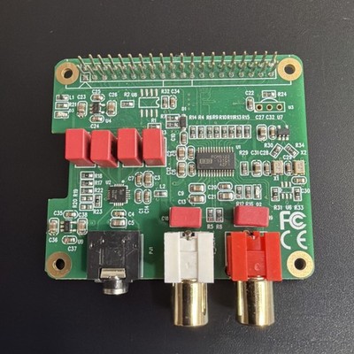HiFi DAC HAT for Raspberry PCM5122 384kHz/32bit DAC Audio Card Pi 5/4/3B+/Zero