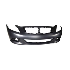 Front Bumper Cover For 2010-2013 Infiniti G37 Sedan Base/Journey w Fog holes-LF